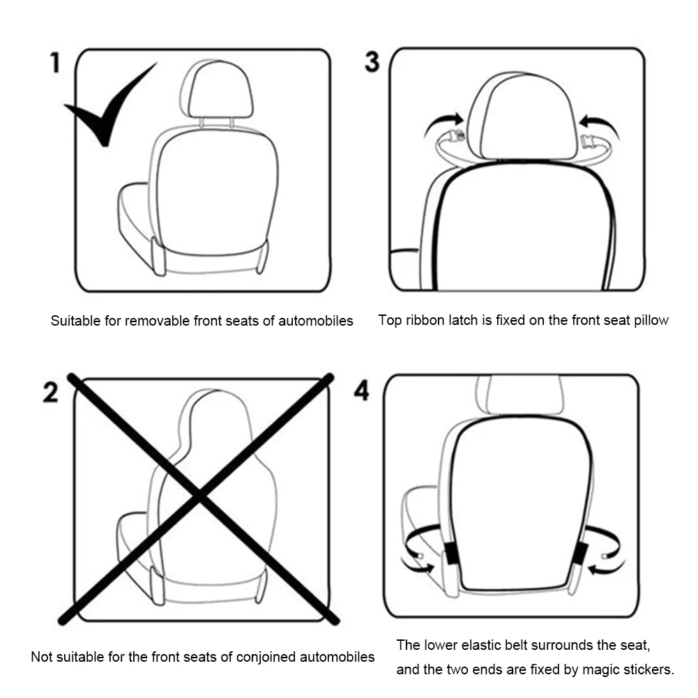 Противоударная накладка на заднее сиденье автомобиля защитная для детей