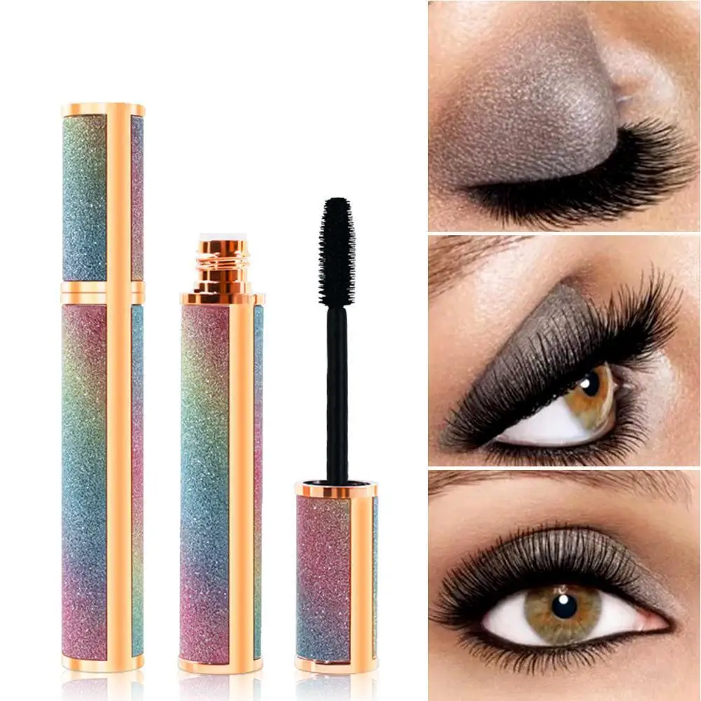 

Waterproof Black Mascara Lengthening Curling Thick Eye Lashes Diamond Mascara Professional Eye Makeup Cosmetics