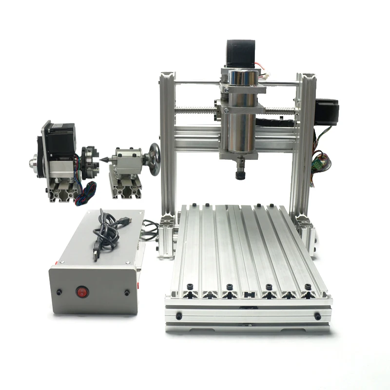 DIY LY CNC маршрутизатор 3020 3 4 5 осевой деревообрабатывающий станок фрезерный