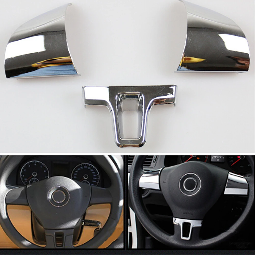 Автомобильная оплетка рулевого колеса украшение Цехин Стикеры для Volkswagen VW Golf 6 MK6