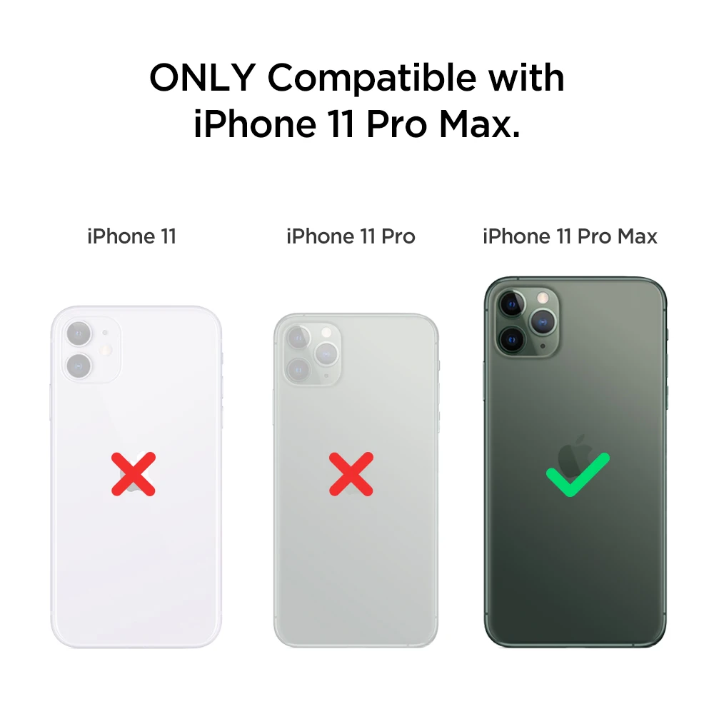 Прочный армированный чехол Spigen для iPhone 11 Pro Max (6 5 дюйма) матовый черный гибкий