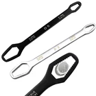 Универсальный двойной телефон, самозатягивающийся Регулируемый Многофункциональный ручной инструмент из хромованадиевой стали для ремонта автомобилей, 8-22 мм