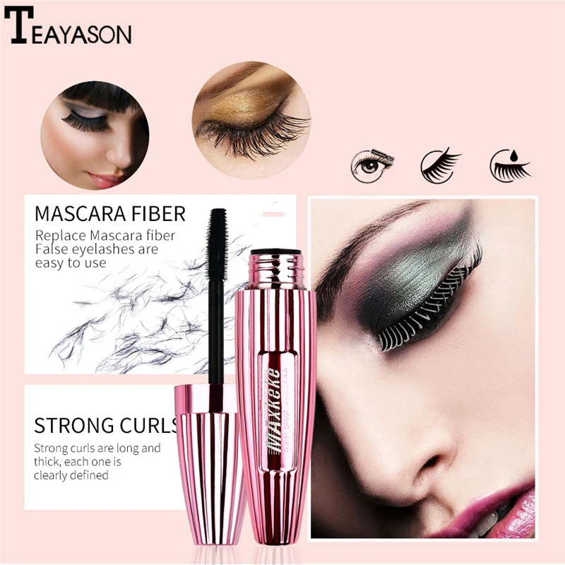 4D Charm тушь для ресниц водостойкая не Цветущая толстая завивки натуральные мягкие