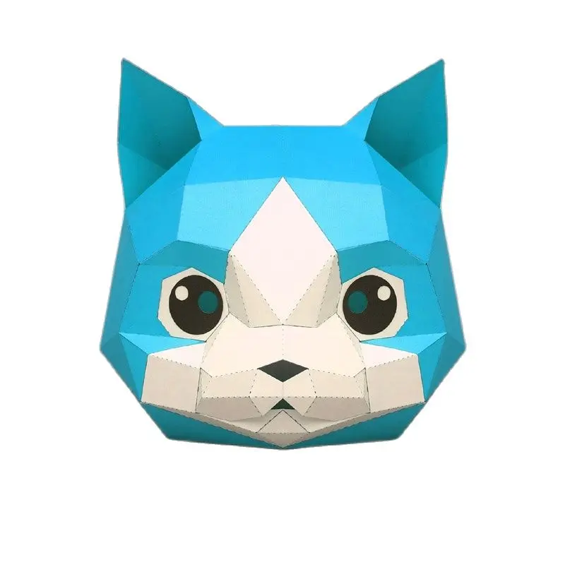 3D бумажная маска с экстрактом древесного угля модным животным и игровой Ролевой