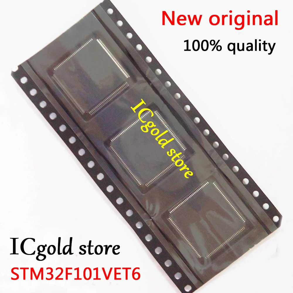 Для детей возрастом от 5 до 10 шт. STM32F101VET6 STM32F101 VET6 LQFP-100 | Электронные компоненты и