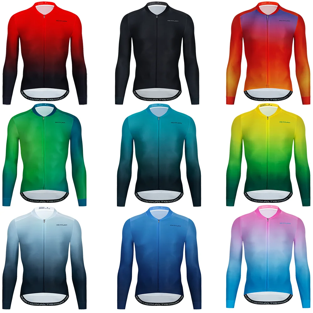Новая мужская велосипедная одежда KEYIYUAN Женская Джерси рубашка для горного