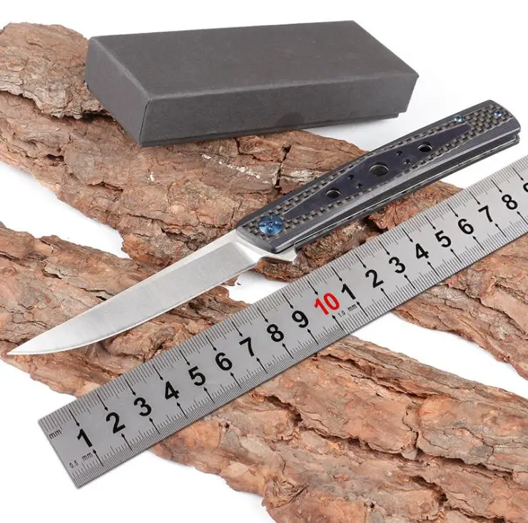 Складной Нож С флиппером и шарикоподшипником карманный клинок из углеродного