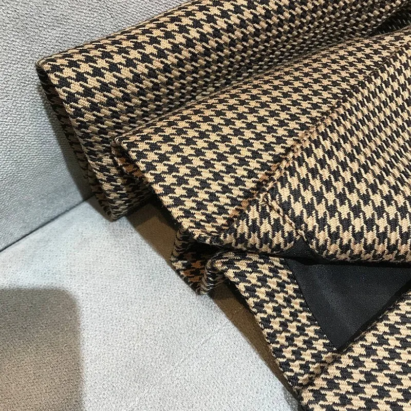 High Street Wool Tweed Jackets Suit Italy Fashion Designer Style Elegant Women Tops and High Waist Shorts Sell Separetly