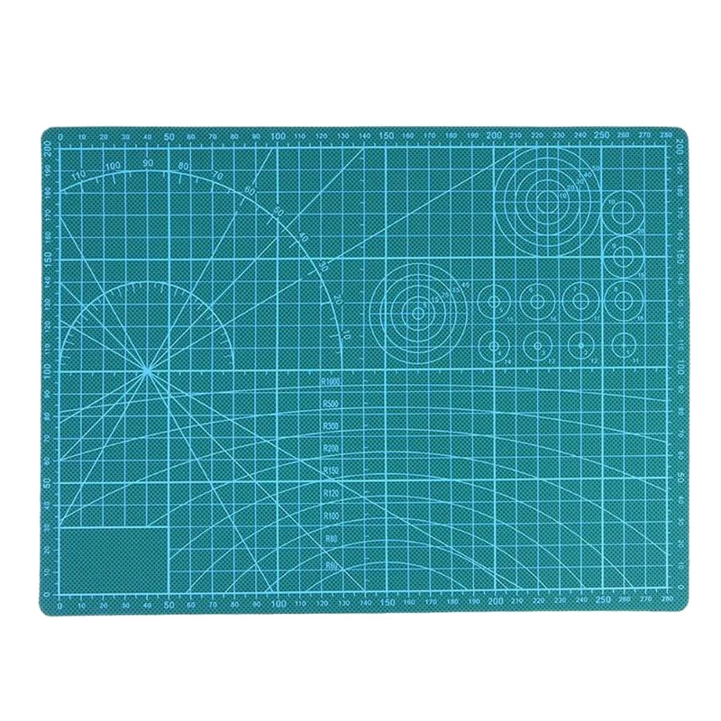 

A4 Grid Double Sided Plate Cutting Mat Pad Cardboard Cutting Tool Kit Acrylic Transparent Ruler Cloth Cutter Blades Sewing Tools