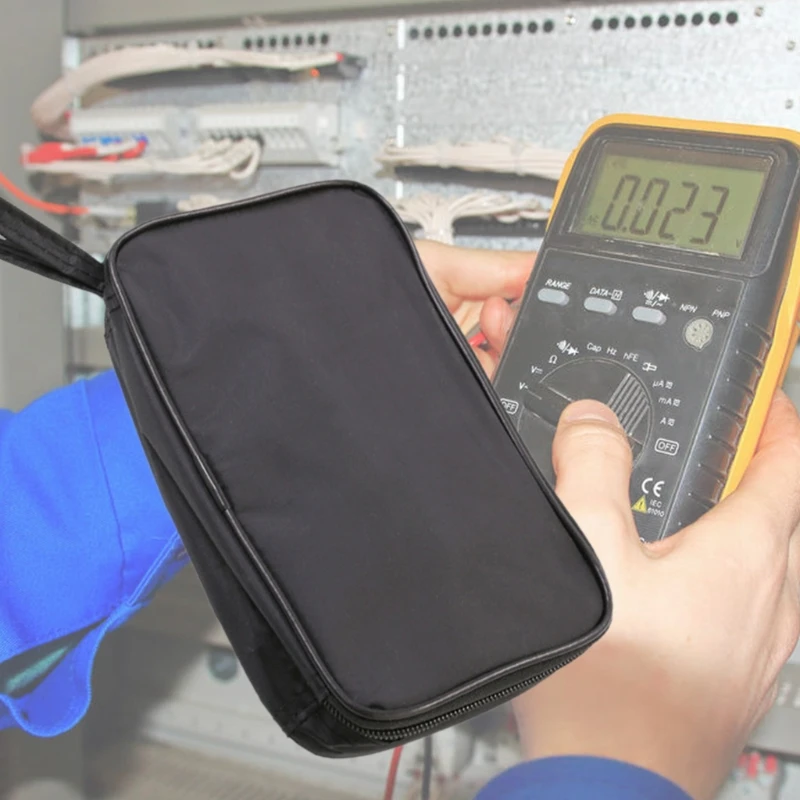 

Multimeter Case Canvas Case Multipurpose Instrument Storage Bag Durable Tool Bag