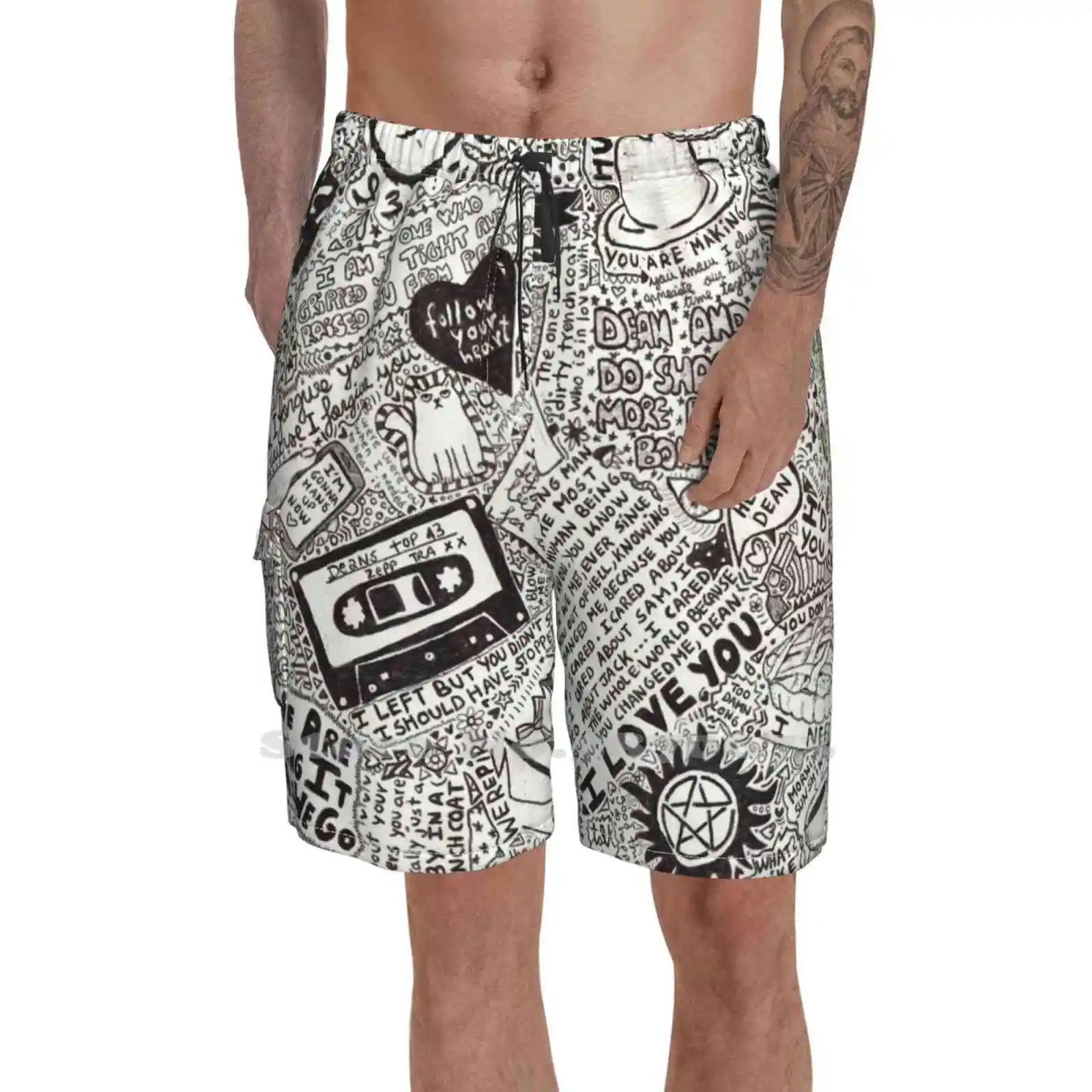 

Deancas Summer Pants Casual Shorts Male Streetwear Supernatural Spn Spnfamily Supernatural Family Spn Quotes Spn Spn Items