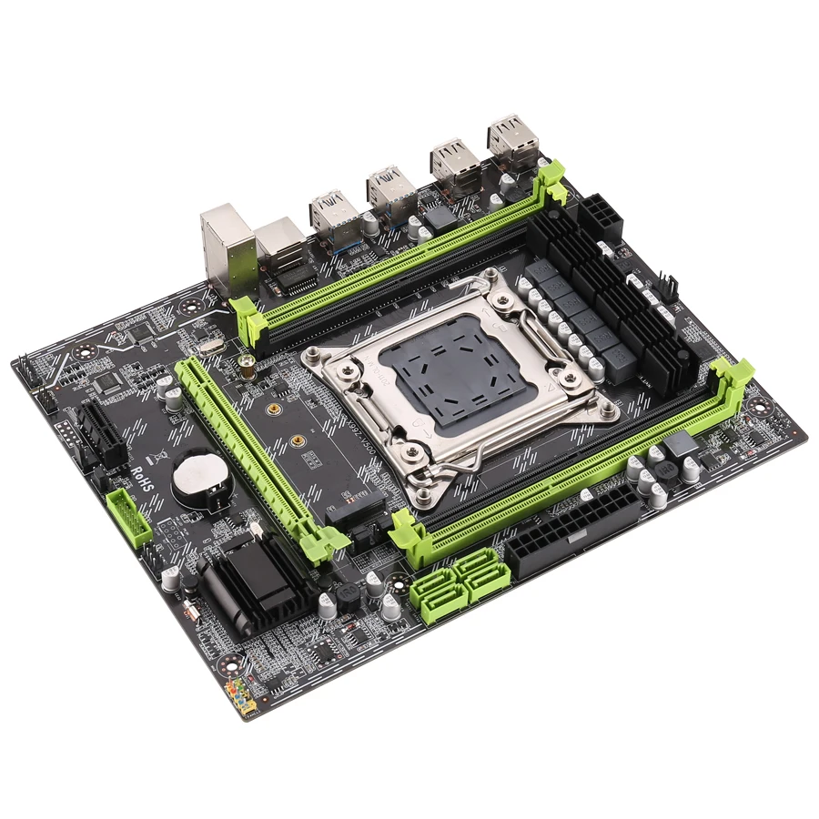 Материнская плата Kllisre X99 поддерживает DDR3 и DDR4 LGA2011 3 с M.2 слотом NVME SATA3.0