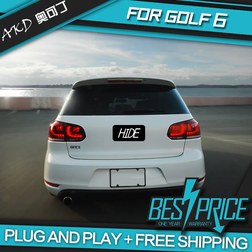 АКД автомобильного тюнинга задних фонарей для VW Golf 6 Golf6 MK6 R20 сигнальных огней