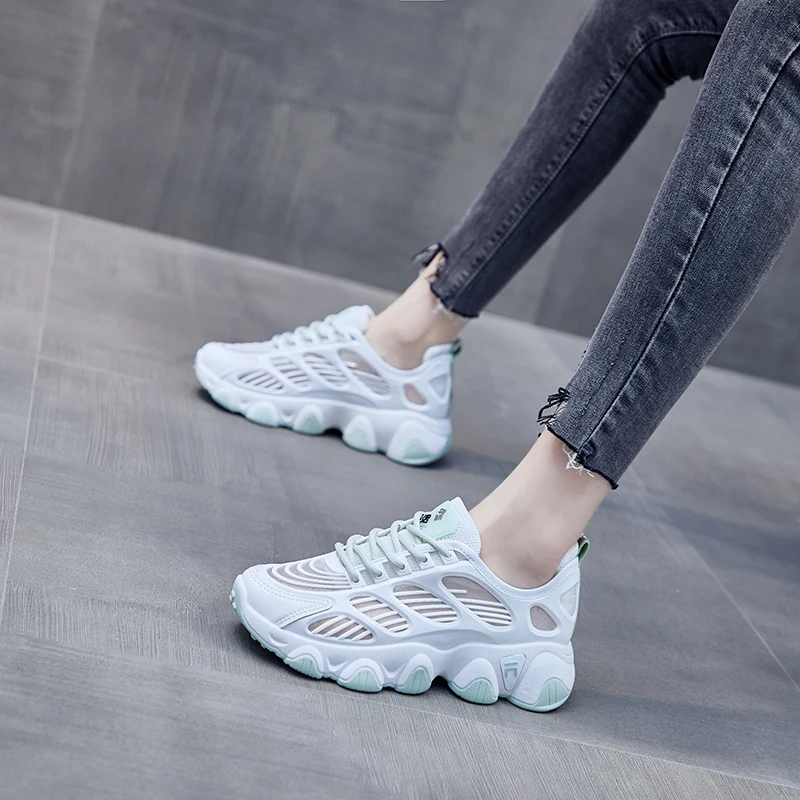 

Summer Shoes Womens Fashion Sneakers Breathable Mesh Sport Casual Shoes Woman Hollow Out Ladies Shoes Women Trainers
