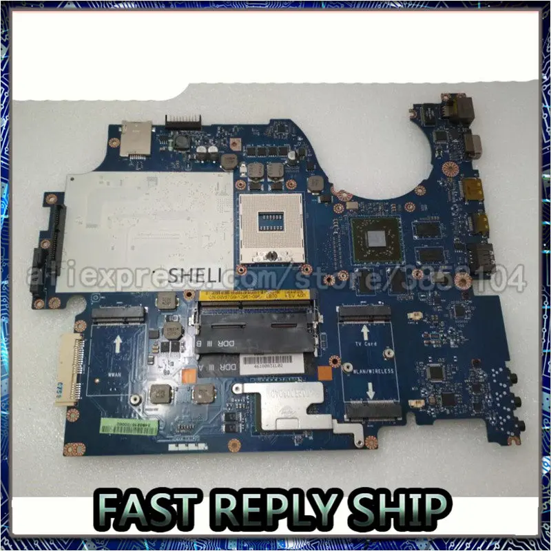 

CN-0W87G9 0W87G9 W87G9 SHELI For Dell Studio 1749 Laptop Motherboard NAT02 LA-5155P HD5650 Video card HM57 notebook pc test ok