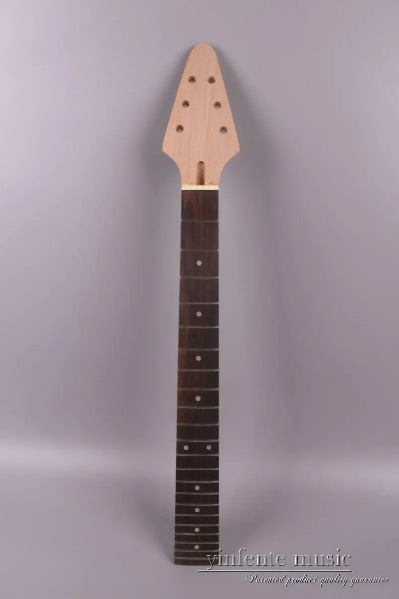 

Electric guitar neck Replacement arrow Head Fretboard 22 fret 24.75" Truss Rod