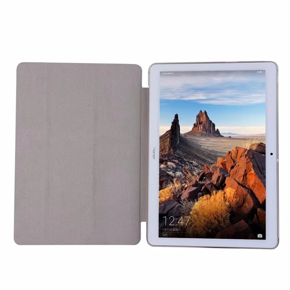 Чехол из искусственной кожи для Huawei MediaPad T3 10 чехол планшета 9 6 дюйма откидной