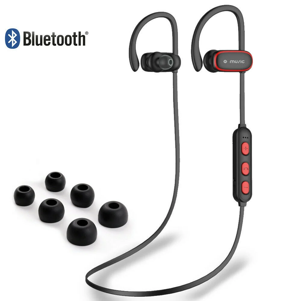 

For Écouteur Bluetooth Sans Fil Stéréo Intra-auriculaire Casque Microphone Crochet