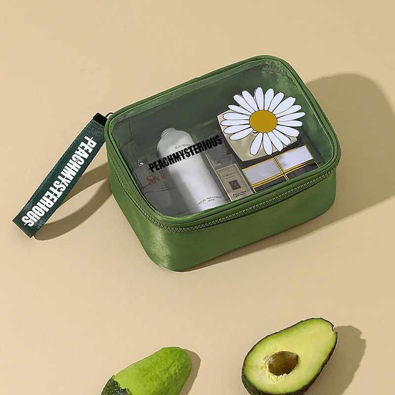 Прямая продажа от производителя Лидер продаж прозрачная сумка для макияжа с