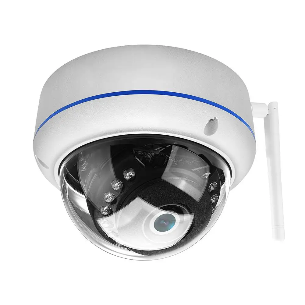 Купольная камера видеонаблюдения Kuulee 1080P антивандальная Wi Fi ONVIF P2P TF слот для