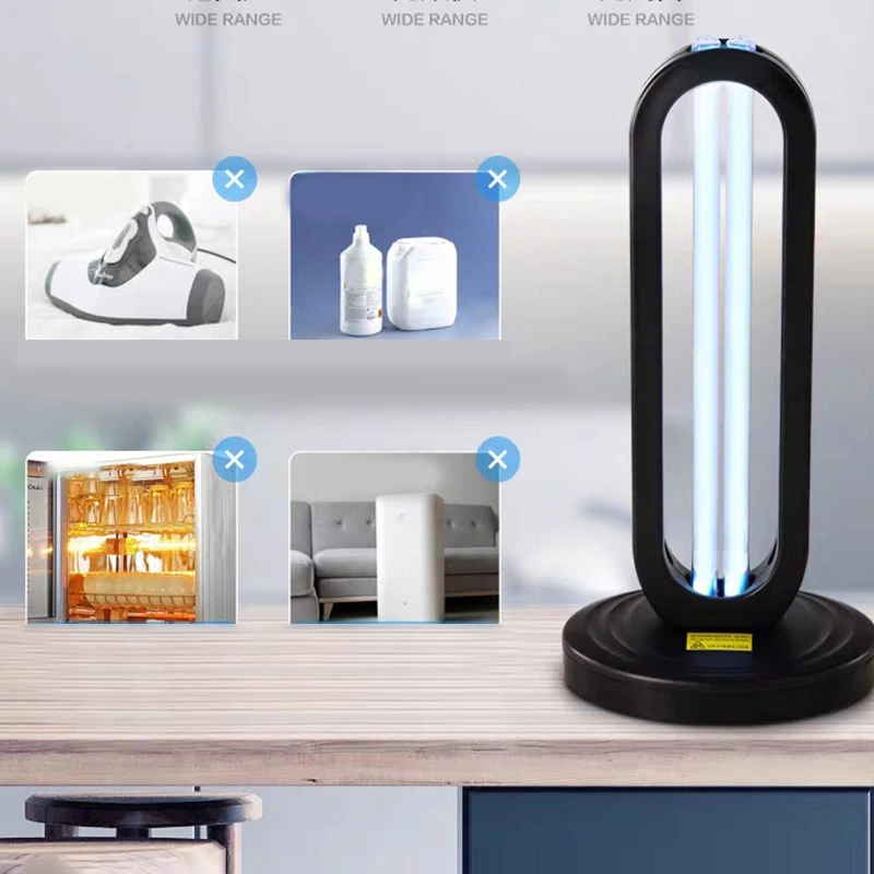 

38W Ozone UV Disinfection Lamp Quartz-Sterilizer Bulb 220V Household Ultraviolet Lamps UVC Germicidal Light-Sterilizing