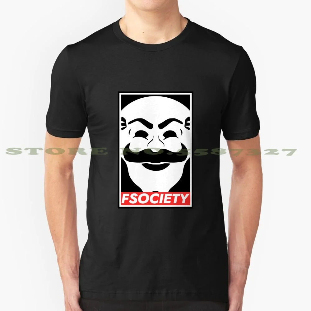 F общества летняя забавная футболка для мужчин женщин мистер робот Эллиот