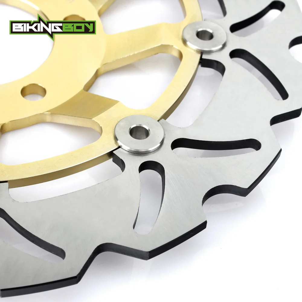 

BIKINGBOY For Suzuki GSX 600 750 F Katana 1989-1997 GSX 400 Impulse / X GSX 400 SS Katana Front Rear Brake Discs Disks Rotors