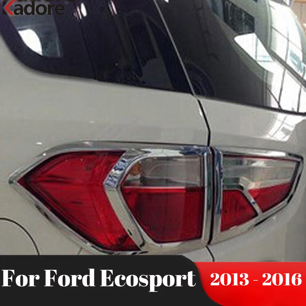 

Накладка на заднюю фару автомобиля для Ford Ecosport 2013, 2014, 2015, 2016, хромированная накладка на задсветильник фару из АБС-пластика, декоративные нак...