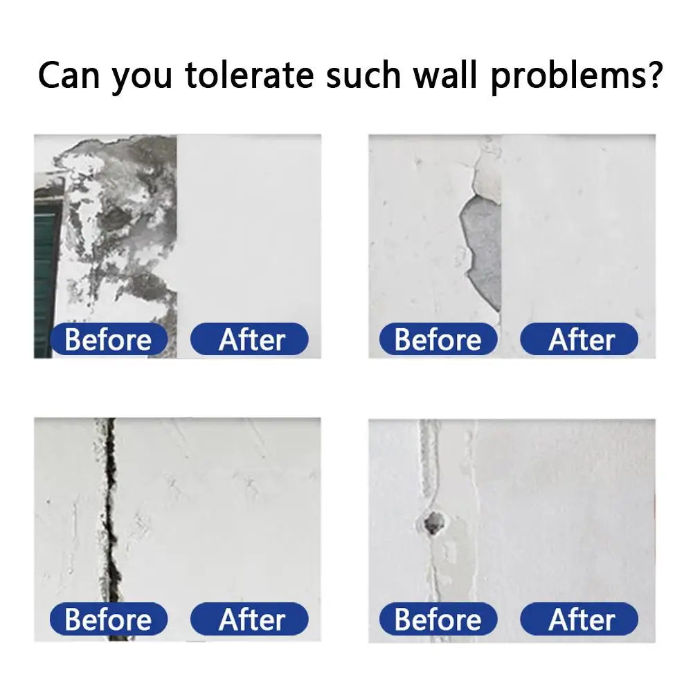 

Waterproof Wall Crack Repair Cream DIY Repair Cream Remove Wall Graffiti Wall Crack Repair Cream Hand-held Applicator