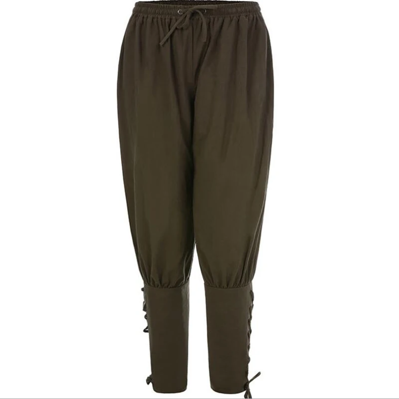 Мужская средневековый костюм пирата Косплэй брюки Ренессанс навигатор для