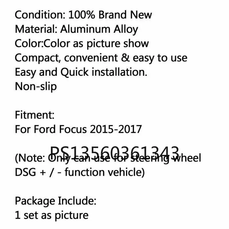 Алюминиевый Рычаг Переключения руля для Ford Focus 15 16 17 KUGA Sil A0