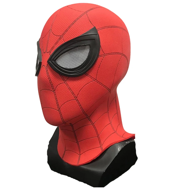 Маска Человека-паука вдали от дома дышащая ПВХ Косплей Железный супергероя-паука