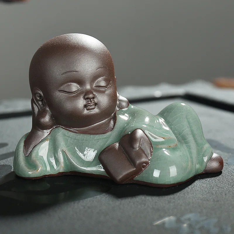 Набор для приготовления чайного сервиза Ge FIR Qin фигурки Будды Maitreya маленький