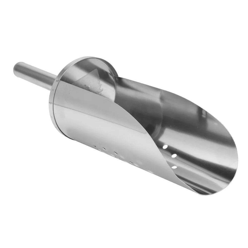

1Pc Food Ice Scoop Stainless Steel Scooper Heavy Duty Scoop for Rice Tea Candy