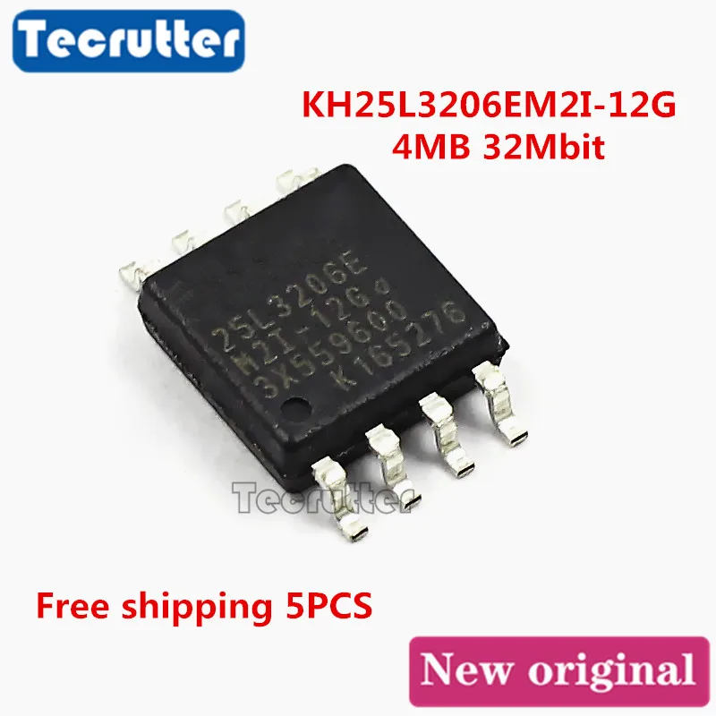 5 шт. KH25L3206EM2I 12G SOIC8 4 Мб 32 Мбит 25L3206 SPI флеш память NOR|Запасные части| |