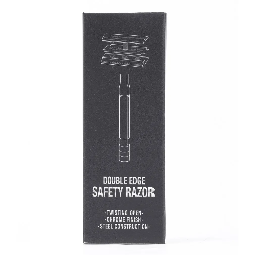 Mens Manual Shavers Classic Safety Razor Metal With Brush Double Edge Hand Shaver Old Style Safe Reliable | Дом и сад