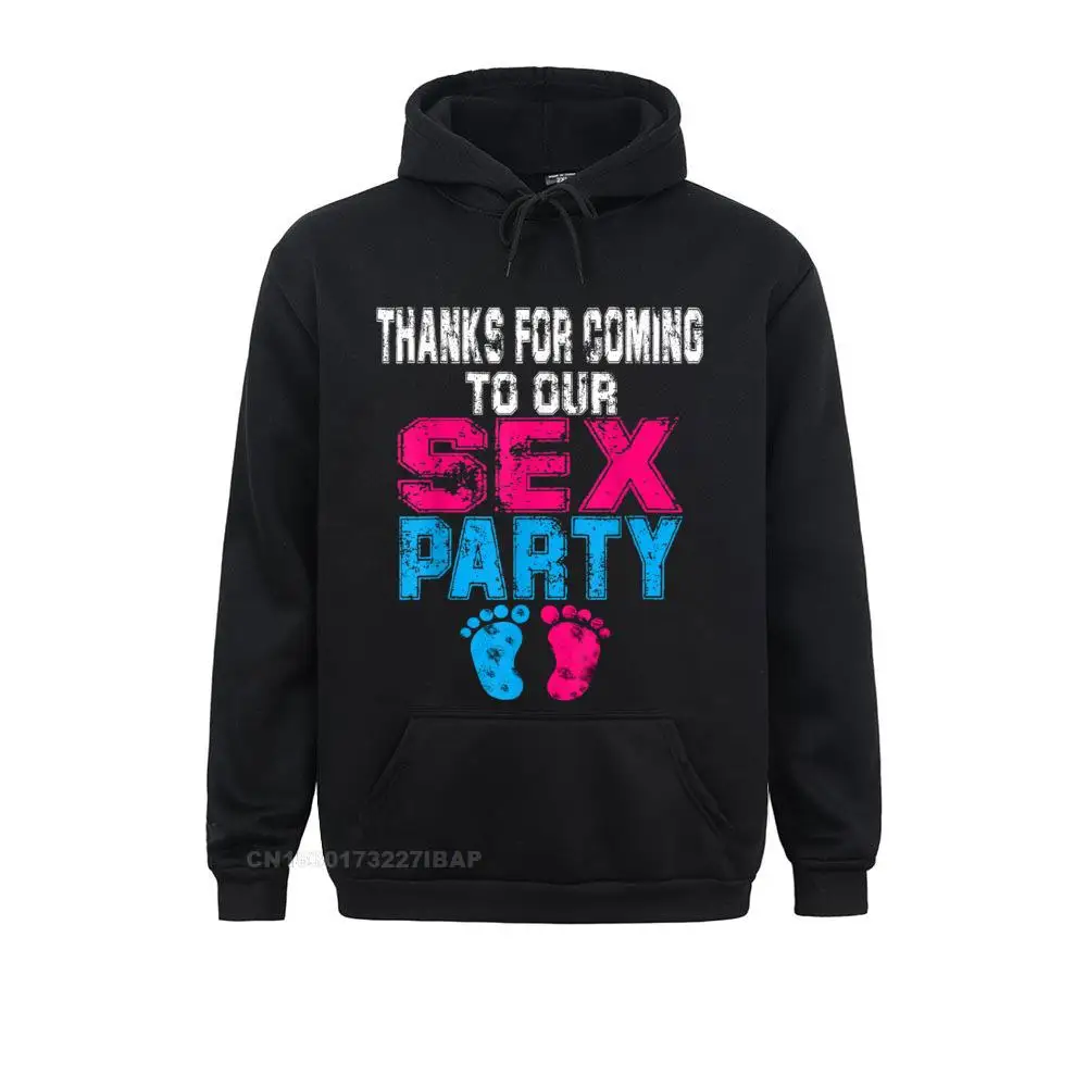 Thank You For To Our Sex Party Funny Gender Reveal Hoodie Sweatshirts For Women Hoodies New Fashion Japan Sportswears