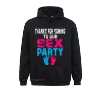 thank you for to our sex party funny gender reveal hoodie sweatshirts for women hoodies new fashion japan sportswears