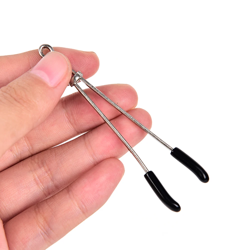 2PCS Female Sex Toy Erotic Steel Labia Labium Clamps Brease Nipple Clitoris Ear Clips Adult Game | Интимные товары