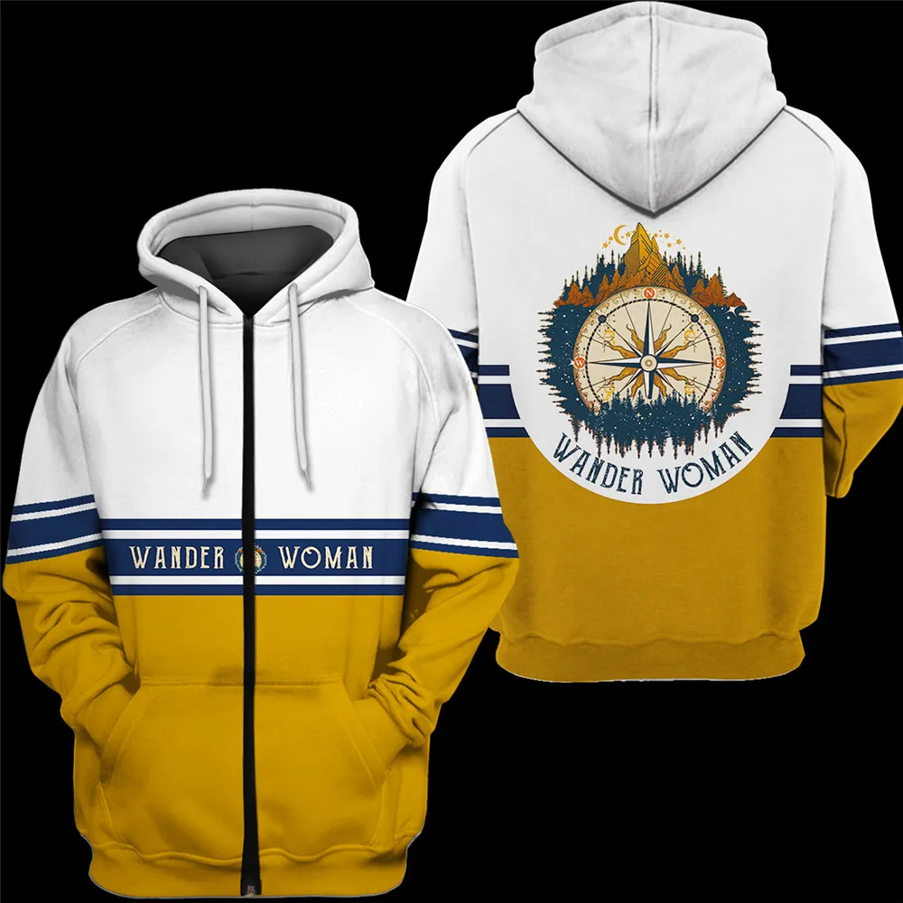 

Graffiti stitching design cartoon UFO print casual zipper sweatshirt