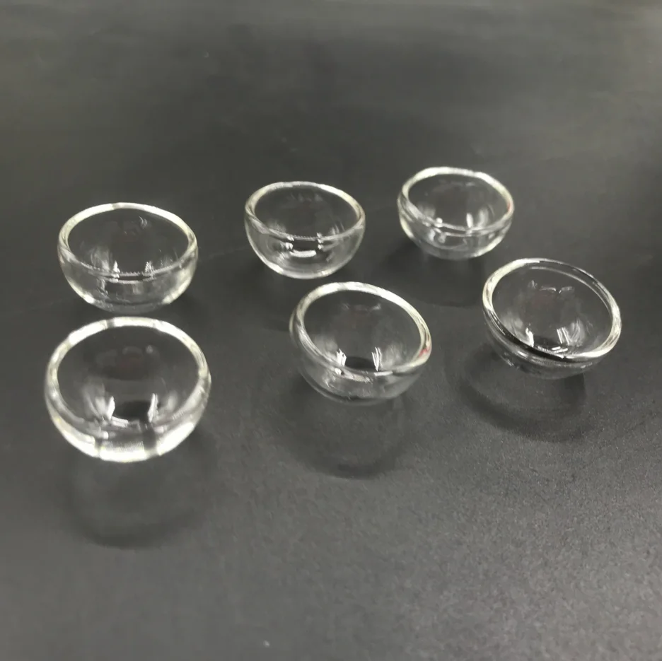 50 шт. прозрачная полукруглая стеклянная крышка для стеклянной бутылки 22 мм |