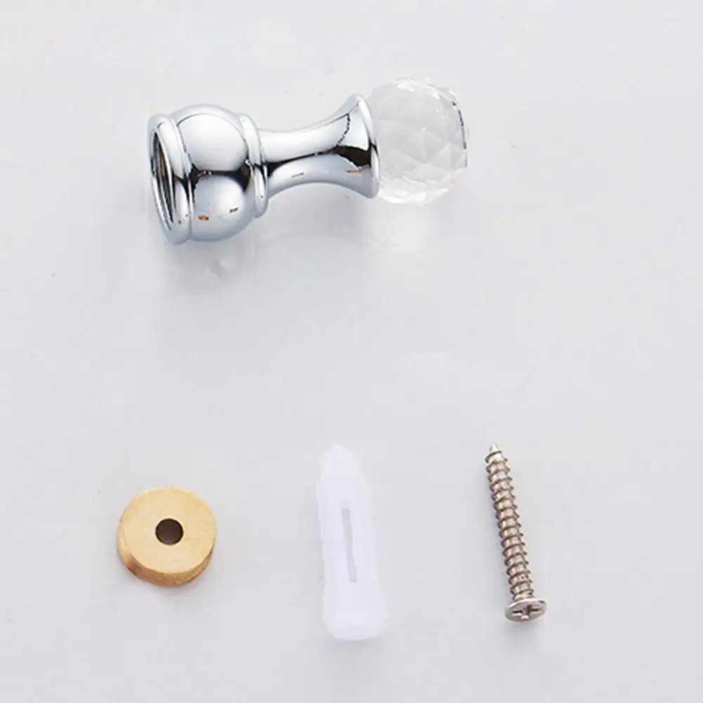 

1PC Crystal Hook Antique Brass Wall Clothes Rack Cloth Hook Hook Accessory Hanger For Bathroom Wall Robe Copper Material Ho L2N4