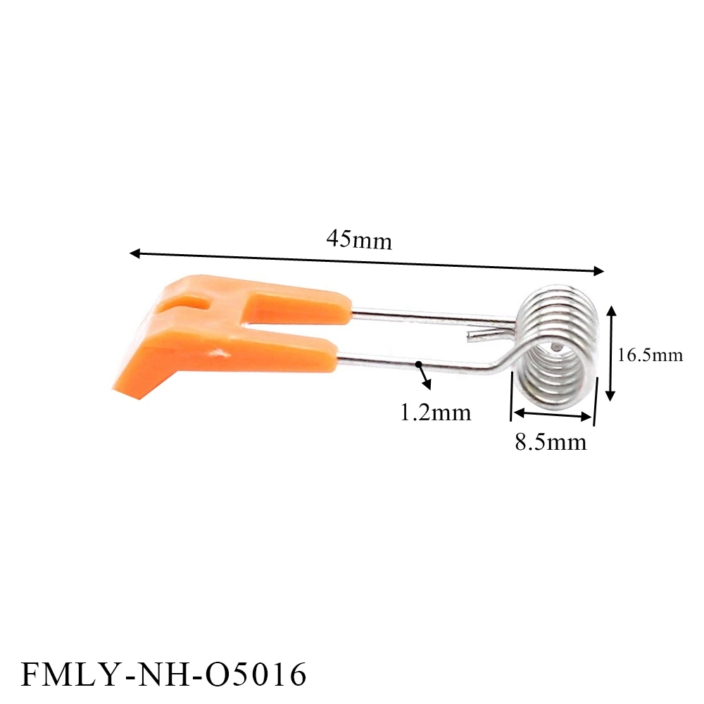 

FUMAO 2pcs led panel light, torsion spring clip for lighting,Plated nickel steel torion lamp spring clip cover plastic