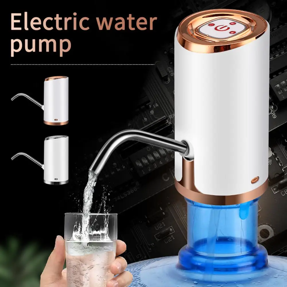 Электрический для бутылки с водой насос usb зарядка автоматический