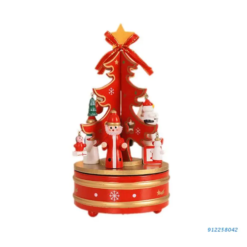 Классическая музыкальная шкатулка деревянная заводная конструкция