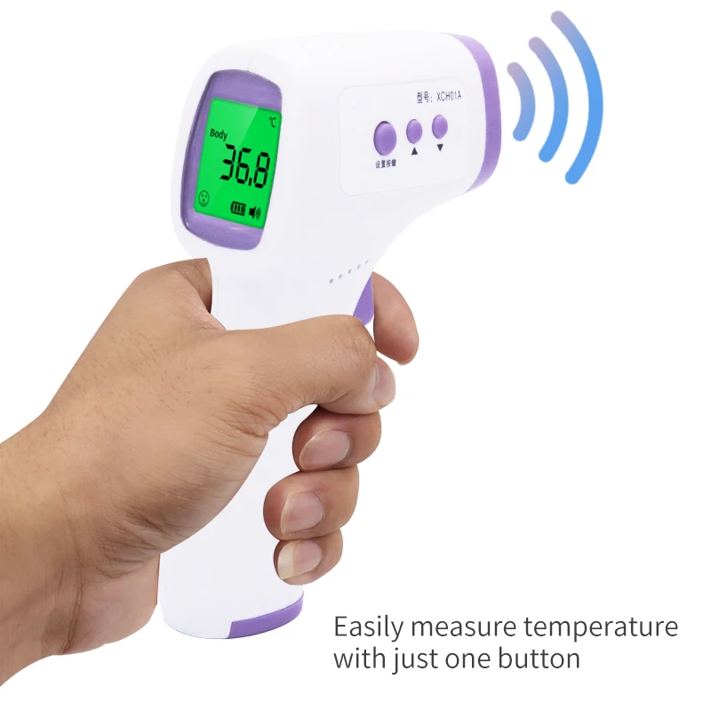 Бесконтактный цифровой инфракрасный термометр Фронтальный для детей и взрослых