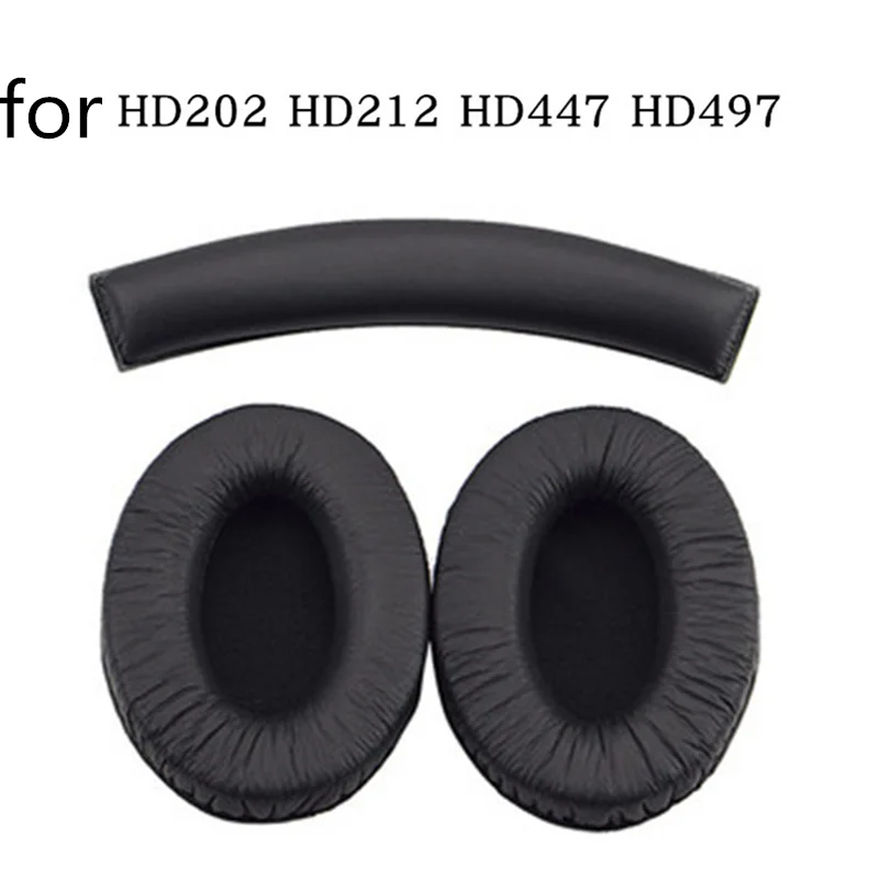 Амбушюры для наушников Sennheiser HD457 HD202 HD212 HD447 HD497 сменные амбушюры из пеноматериала