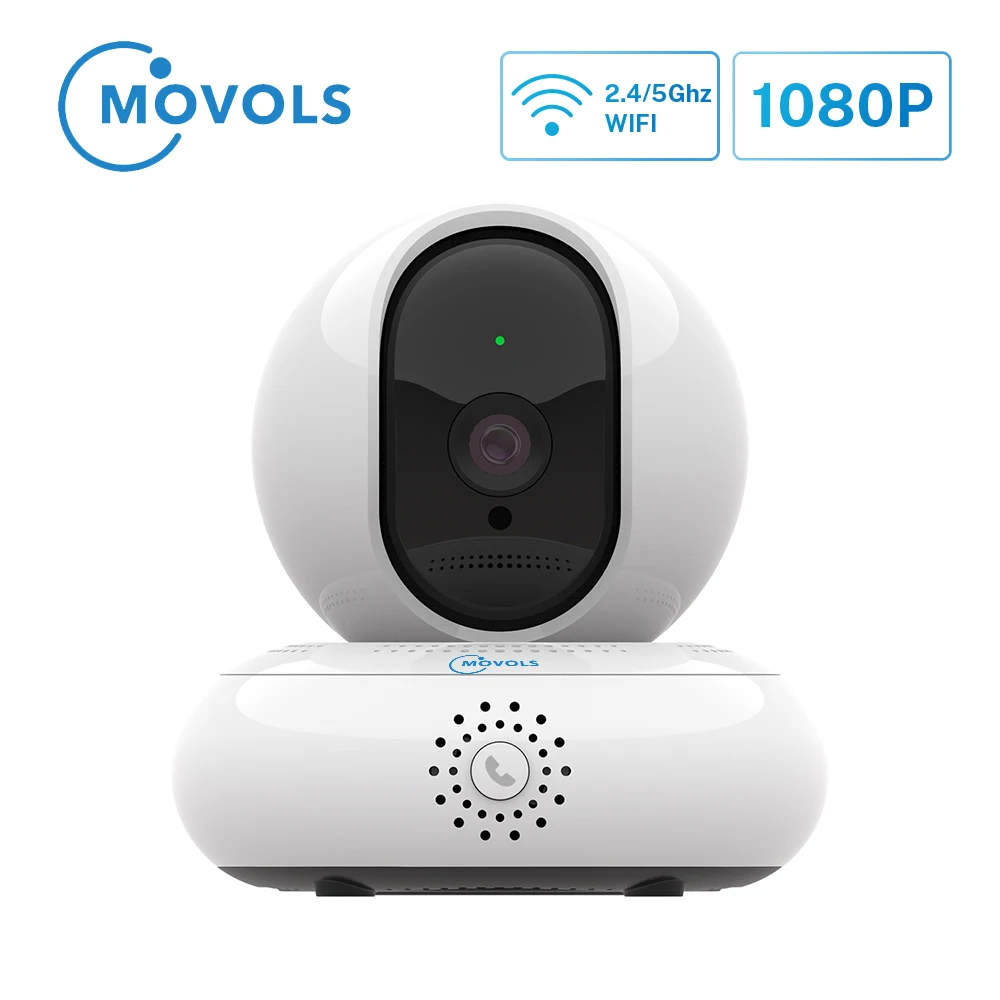 Беспроводная IP камера видеонаблюдения Movols 1080P 2 МП 4 кратный зум|Радионяни| |