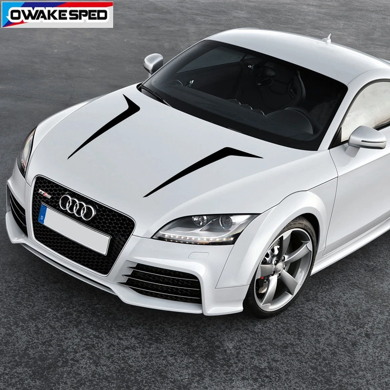 Спортивные гоночные полосы Автомобильный капот наклейка крышка автомобильного