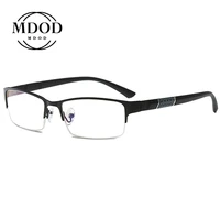mdod 2021 men myopia glasses women high quality half frame diopter glasses business male presbyopic eyeglasses reading glasses